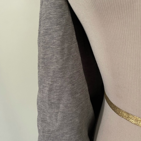 [Theory] Light Gray Leather “Lavella” Jacket Sz: 8 - Picture 5 of 10